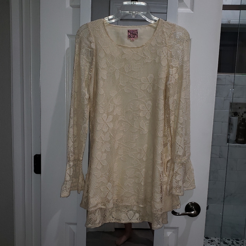 Cream Noveau Pink Dress